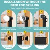 Miumoon No Drill Retractable Baby Gates Parts, Large Size No