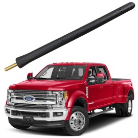 Short Antenna for Ford F-450 F-550 F-650 Super Duty (1997-2023), Ford F450 F550 F650 Antenna - 6 3/4 Inch Car Wash Proof, Internal Copper Coil Antenna Mast Replacement