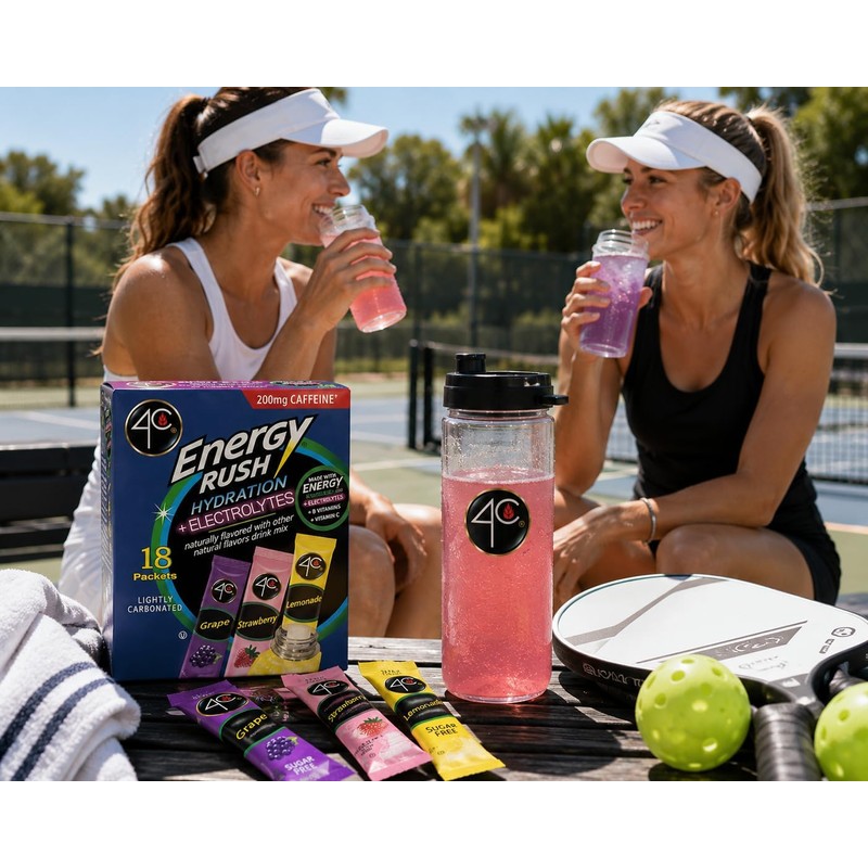 4C Paquete Surtido de 18 Palitos Energy Rush Psd con