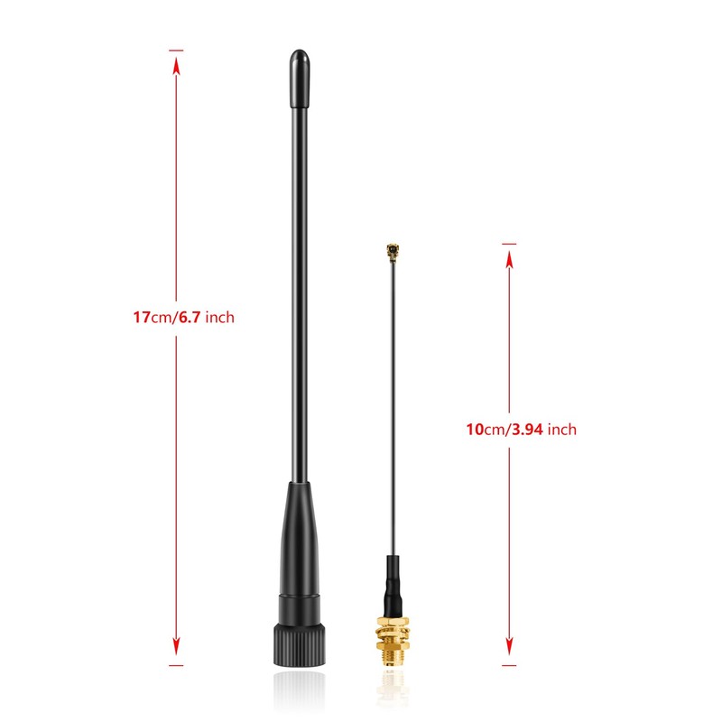 Meshtastic High Gain 915MHz LoRa Whip Antenna, 17cm 10dBi Long