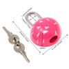 Honbay Cute Dragon Fruit Padlock Pitaya Mini Padlock Lock with