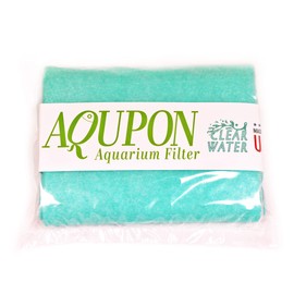 AQUPON Aquarium Polishing Filter Pad 100 Micron - Ultimate Media Pads - Cut to Fit 24" by 36" - for Fish Tanks, Aquaculture, Hydroponics - USA Manufacturer