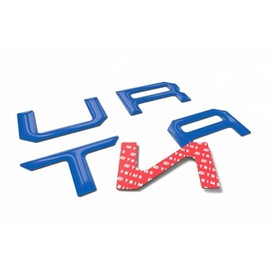 BDTrims Domed 3D Raised Tailgate Letters Compatible with 2022-2025 Santa Cruz Models (Blue)