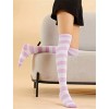 Generic Calcetines A Rayas For Mujer, Hasta El Muslo, Medias