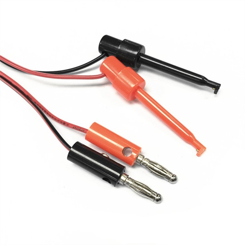 HiLetgo 3Pair 4MM Banana Plug to Test Hook Clip Test