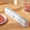 Plastic Wrap Cutter Dispenser Wall Mounted Adjustable Cling Film Cutter