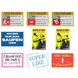 Malle Sticker Set 2.0 / Malle Sticker Set / Festival Sticker / Party Sticker / Sauf Sticker / Mallorca / Test Winner Sticker / Bumsbar Sticker / Oktoberfest / JGA / Party Sticker Set