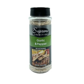 Generic Garlic & Pepper Seasoning, Supreme Tradition, 12 oz