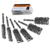 ASNOMY 6Pcs Wire Bore Brush for Drill,1/2” 3/4” 1” Stainless
