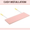 Youyole 3 Pack Pink Floating Shelves for Wall 16 Inch
