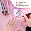Nail Art Liner Brushes, 5Pcs Professional Gel Polish Painting Art