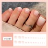 Light Pink Press on Toenails Short Toe Nails Press Ons
