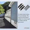 Explranltec Louver Bracket Kit, Deck Sunblind System, Shutters Hardware System