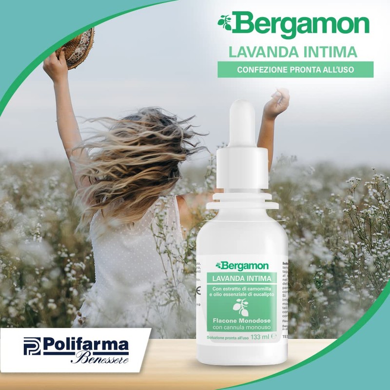 Bergamon Intimo Lavanda, Confezione da 2 Flaconi (2 x 133