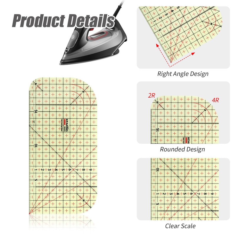 Ironing Ruler, Heat Resistant, Hot Ruler, Dressmaking, Hot Ironing Ruler