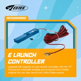 Estes 2230 E Launch Controller, E-Engine Rocket-Model Launch Controller, Model Rocket Kit Accessories for Ages 10+