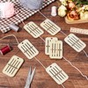 AHANDMAKER 10pcs Weaving Cards, Belt Weaving Kit Wooden Belt Weaving