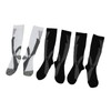3 Packs Compression Socks Nylon Wire Ventilate Athletic Calf Socks