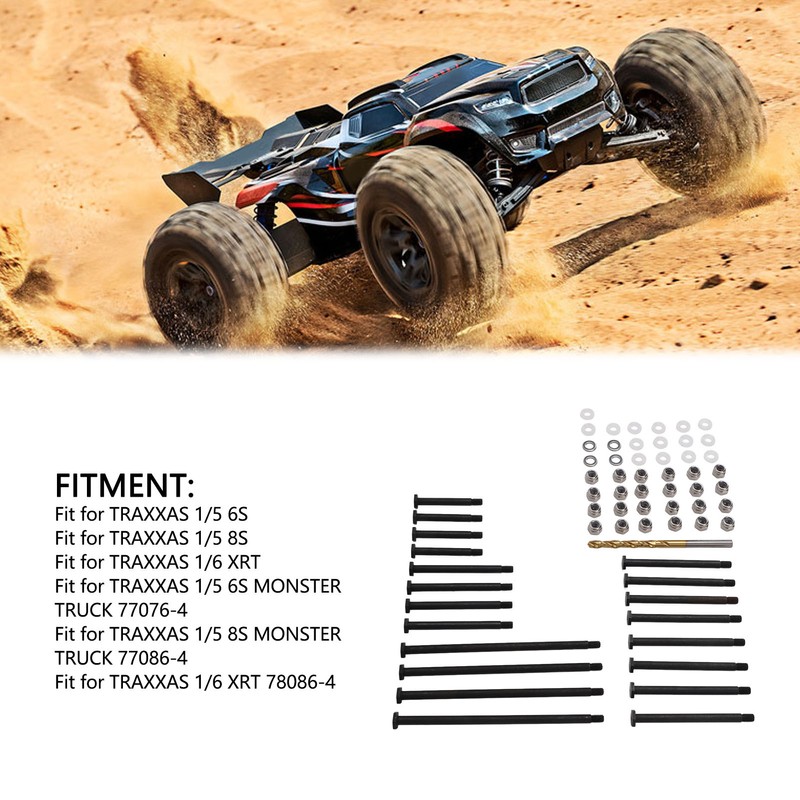 RC Car Suspension Arm Pin Accessory 45 Steel Front Rear