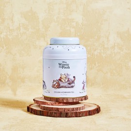 New English Teas Winnie the Pooh & Friends Tea Caddy with 80 English Breakfast Teabags