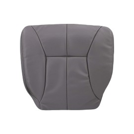 Auto Seat Replacement 1998 1999 2000 2001 2002 Dodge Ram 1500 2500 3500 Seat Cover Replacement, Dodge Ram Synthetic Leather (Vinyl) Seat Cover Laramie SLT (Mist Gray, Driver Bottom)