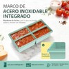 2PCS con Tapa, Recipiente para Sopa de 1 Taza, Moldes