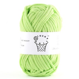 100g Yarn for Crocheting,Soft Yarn,Crochet Yarn,Nylon Cotton Acrylic Blend Yarn,Knitting Yarn for Dolls,Basket,Bags,Hats,Blankets(Grass)