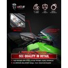 MZS Motorcycle Mirrors With Turn Signals, Racing Rearview Side Mirror