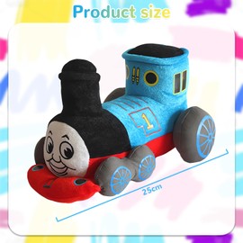 LHCUPGE Car Plush Toy Cartoon Super Soft Cotton Fabric for Cuddling and Playing Decor Cushion for Car Themed Party Gifts Birthday Decoration Supplies for Children 25 cm