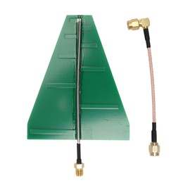 UWB Ultra Wideband Log Periodic Antenna 1.35GHz‑9.5GHz 15W 5‑6dB Transmitting Antenna with Adapter Cable