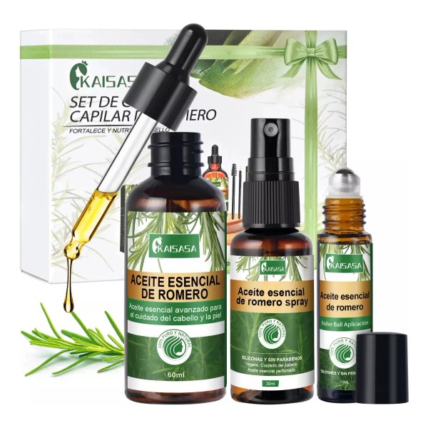 Kaisasa® Aceite De Romero Set Tratamiento Para Cabello Seco