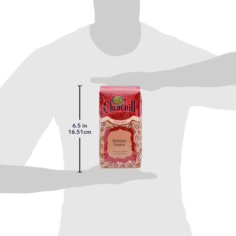 Churchill Coffee Banana Foster 12 oz - Ground
