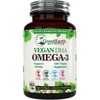 Vegan Omega 3 - Potent Plant Based Algal DHA derived from Marine Algae - Better than Fish Oil - 60 Veggie Softgels - Supports Brain, Heart, Joints  P 