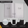 Academic Diary 2024-2025 A4 Day-A-Page Student Diary with Case Binding