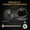 MCMMLDM Truck Tool Box Mounting Kit,J Hook Crossover Toolbox Clamps