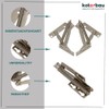 KOTARBAU® Flap Fitting, Pack of 2, Spring Flap Holder, Up-Top