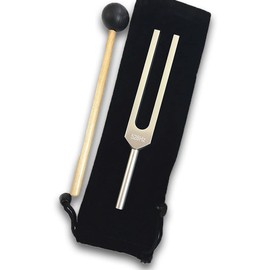 Sedona Magic DNA Tuner 528Hz with Mallet and Bag, Crystal Point and Instructions for Use Tuning Fork, Tuning Fork, Crystal Tuning Fork and Crystal Tuner