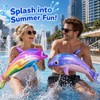 2 Pack Inflatable Dolphin Beach Inflatables 90cm Large Dolphin Float