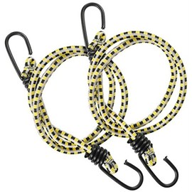 Keeper 06036 36" Bungee Cord with Coated Hooks, 2 Pack