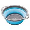 KitchenCraft CWGCOLBLU Colourworks 2.8 L Collapsible Colander, 24 cm -