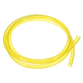 M METERXITY Tubing Carburetor Fuel Vent Line, 7mm(0.28") ID 10mm(0.39") OD 1m(3') Long Polyurethane Gas Oil Tube for ATV/Go Kart/Dirt Bike, Universal Petrol Pipe Replacement [Yellow]