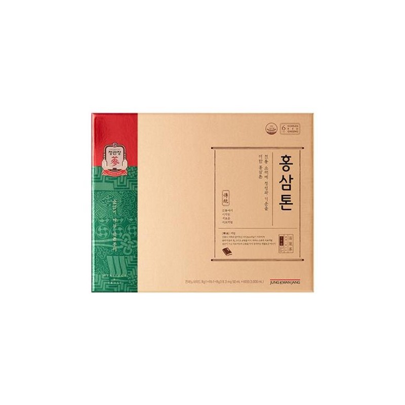 Jeonggwanjang 홍삼톤(50mlx60포) Red Ginseng Ton (50ml x 60 packs)