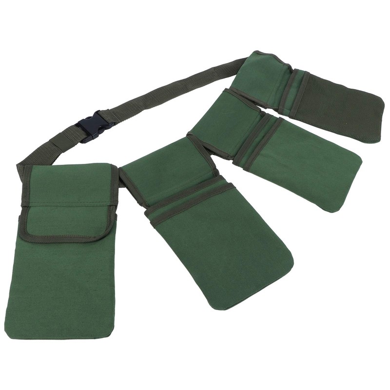 Garden Tool Storage Bag Waist Belt Hanging Bag 4 Pockets