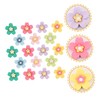 Beavorty 30pcs Mini Flowers for Hair Clips Craft Embellishments for