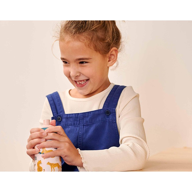 Mepal Campus Pop-Up Water Bottle with Flip-Up Replacement Cap Leak-Proof
