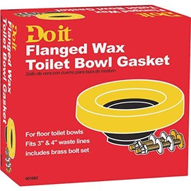 Do it Toilet Bowl Gasket With Brass Bolts