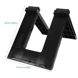 Operitacx 2Pcs Portable Scooter Support Stand Durable Plastic Parking Holder for Bikes and Scooters for Home Garage and Office Use Easy to Clean and Install