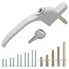 SHIELD HARDWARE Universal uPVC Window Handle Multi Spindle White