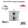 RIOGOO Pack of 4 Gazebo Sandbags Industrial Quality High Performance