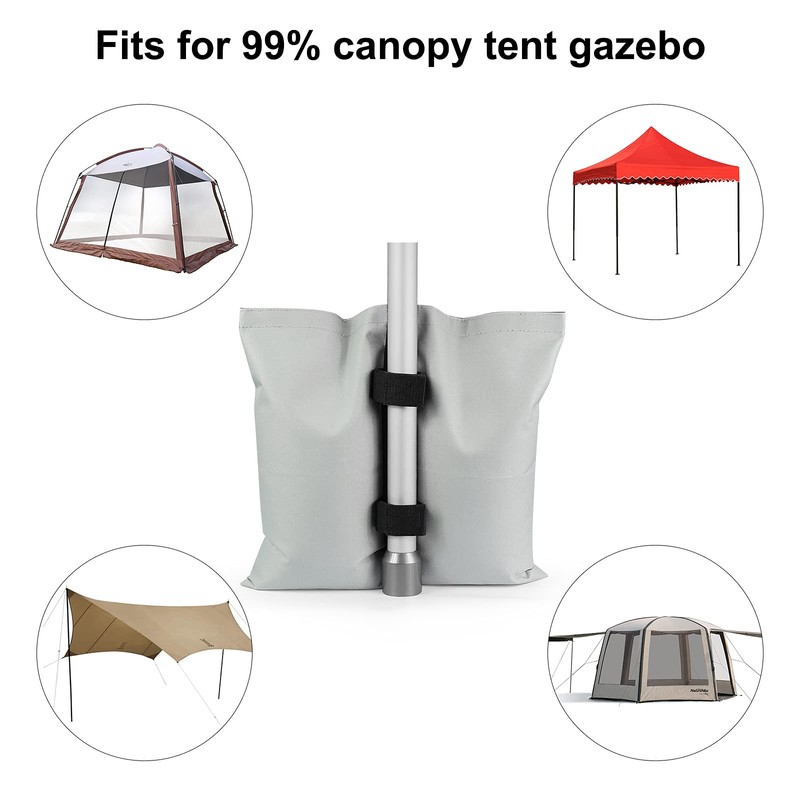 RIOGOO Pack of 4 Gazebo Sandbags Industrial Quality High Performance